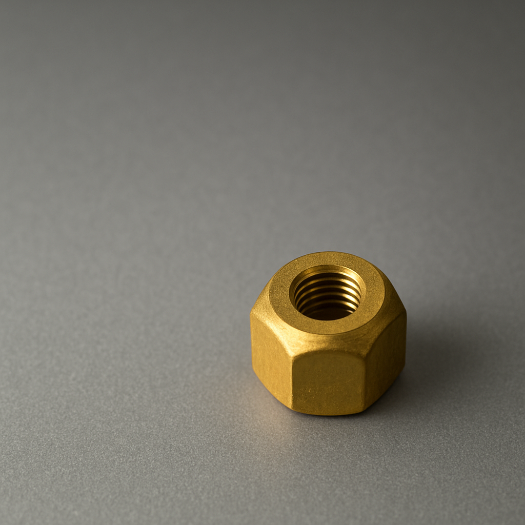 Porca Curta Forjada Sae Flange Tubo Cobre