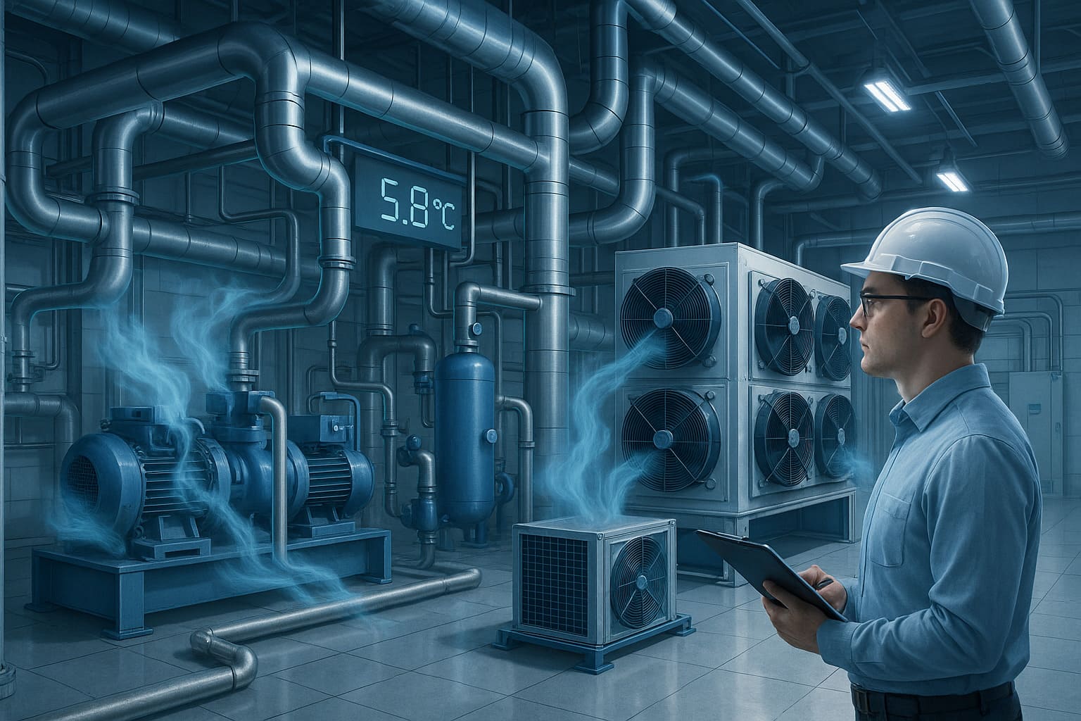 Quais são os tipos de sistemas de refrigeração industrial